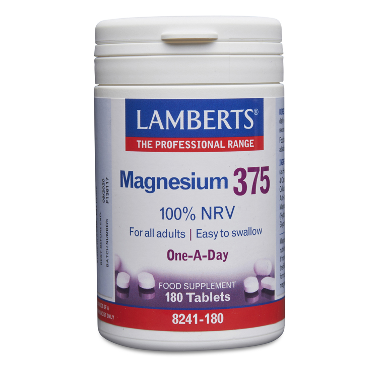 Lamberts Magnesium 375 180 tabs